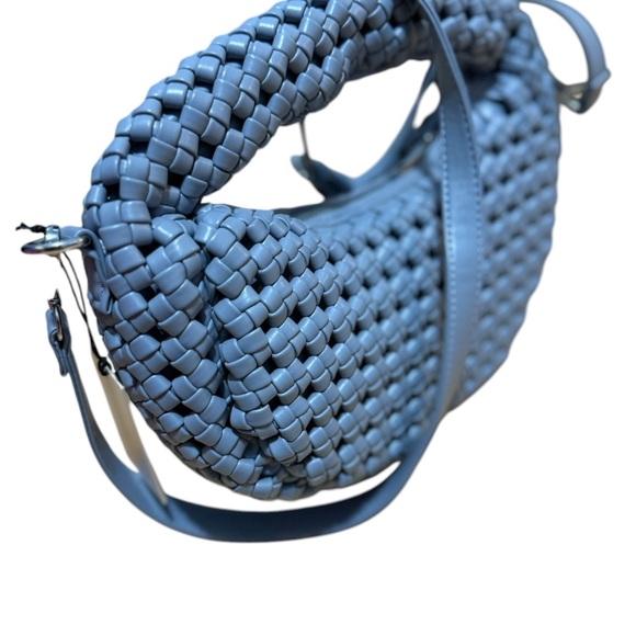 Sincerely Jules Blue Woven Shoulder Bag - Picture 8 of 16